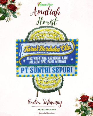 Papan Bunga Duka di Rambung Timur